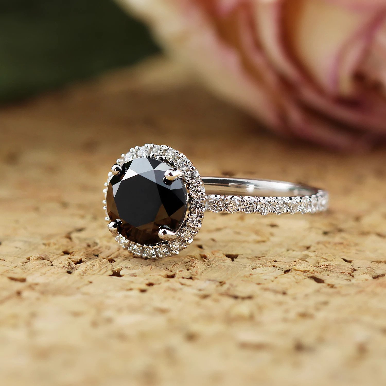 Ooak Minimalist Solitaire Engagement Ring